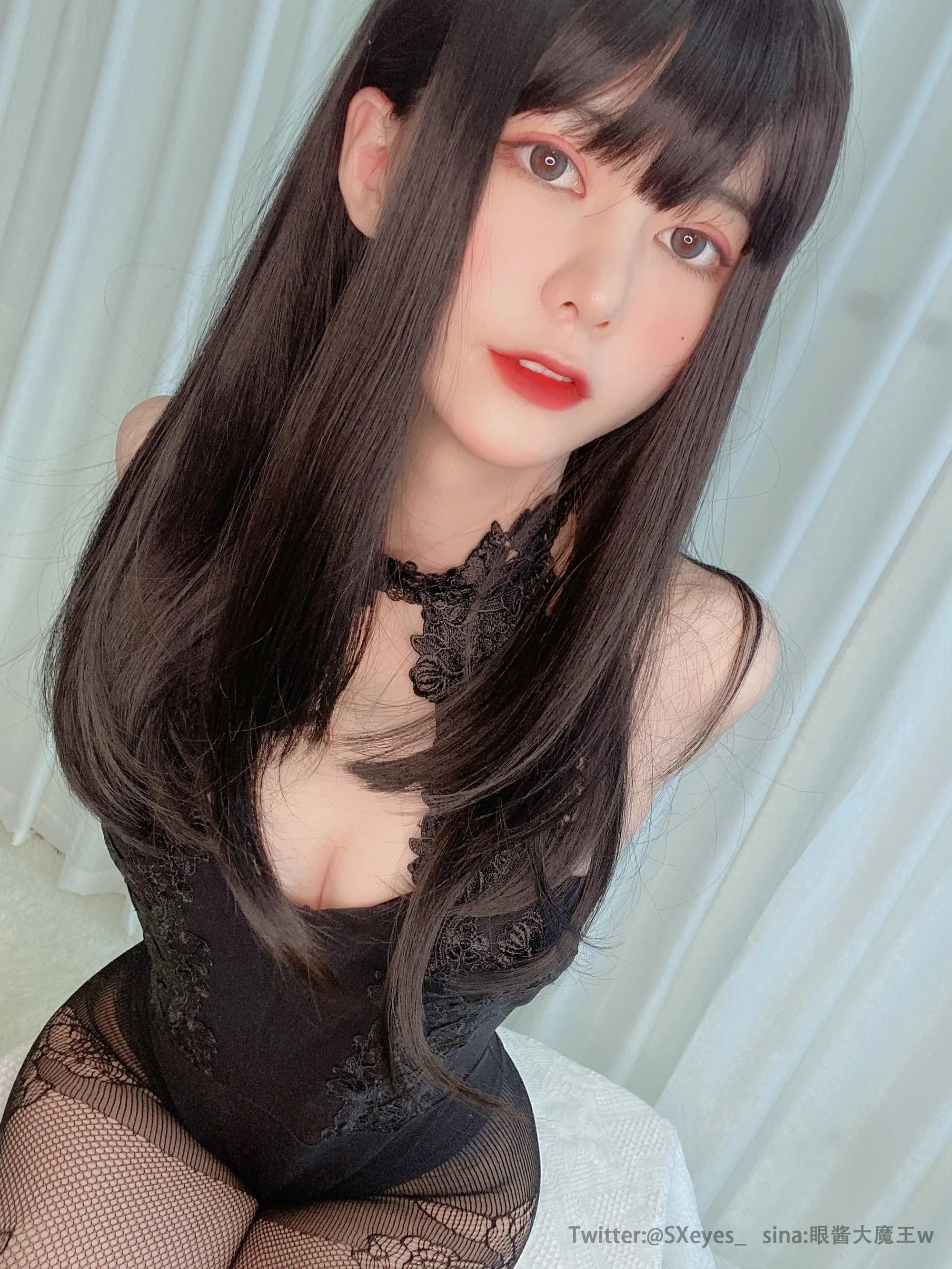 眼酱大魔王w – NO.027 蕾丝连体衣 [25P]插图8